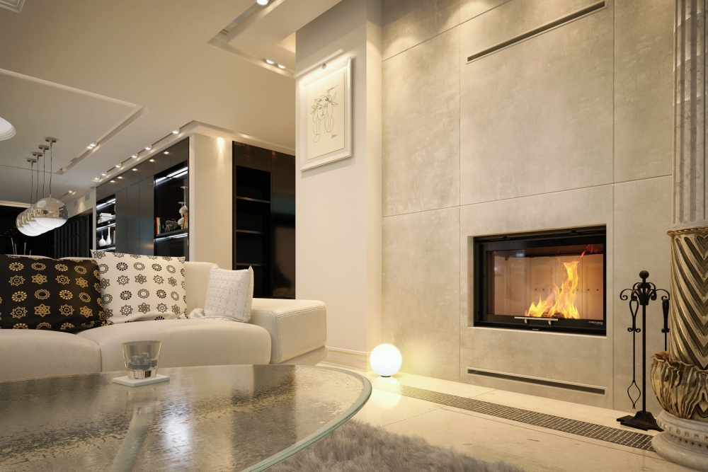 kaminnaya-topka-defro-home-intra-la-g-2 Каминная топка Defro Home Intra LA G в гостиной