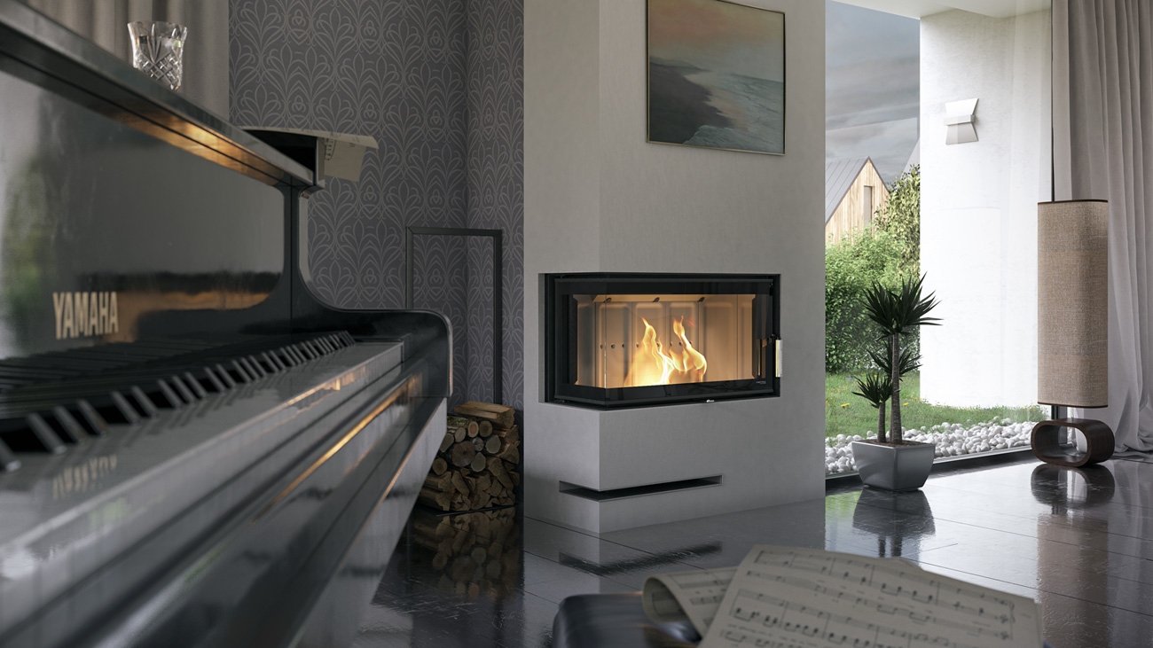 kaminnaya-topka-defro-home-intra-sm-bl-slim-2 Каминная топка Defro Home Intra SM BL SLIM в гостиной
